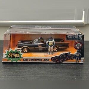 NEW Batman Classic TV Series Batmobile Metals Die Cast Figure Vehicle DC Comics